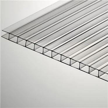 8mm klares doppelwandiges Polycarbonatblatt