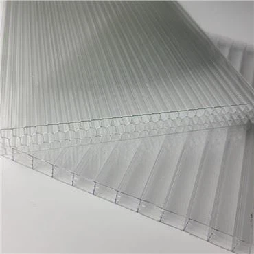 Transparente Polycarbonat-Mehrwanddachplatte
