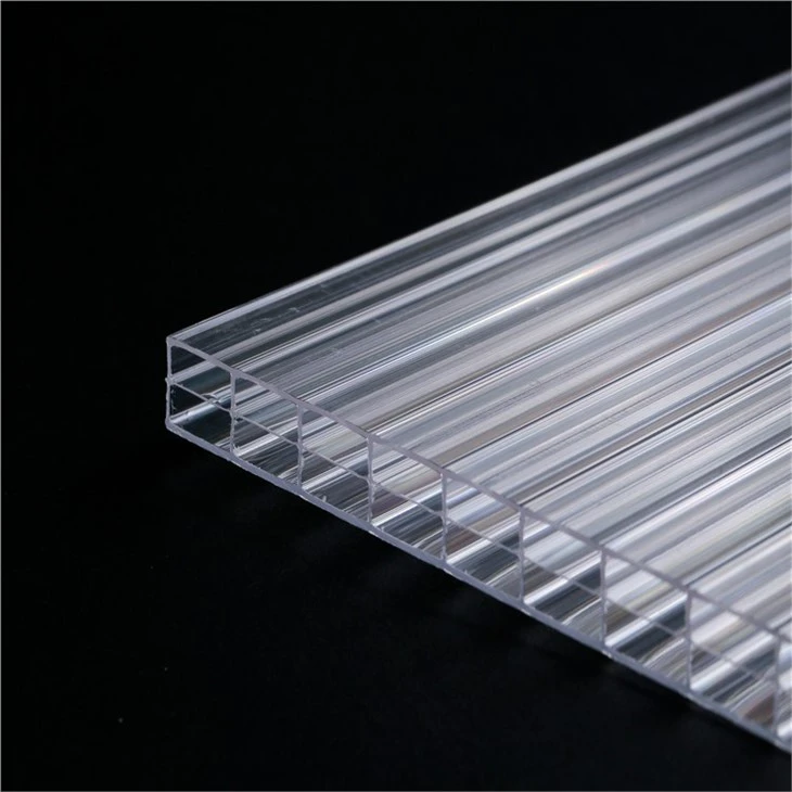 6mm 8mm 10mm UV Extruded Cellular Hollow Panel Polycarbonate Sheets